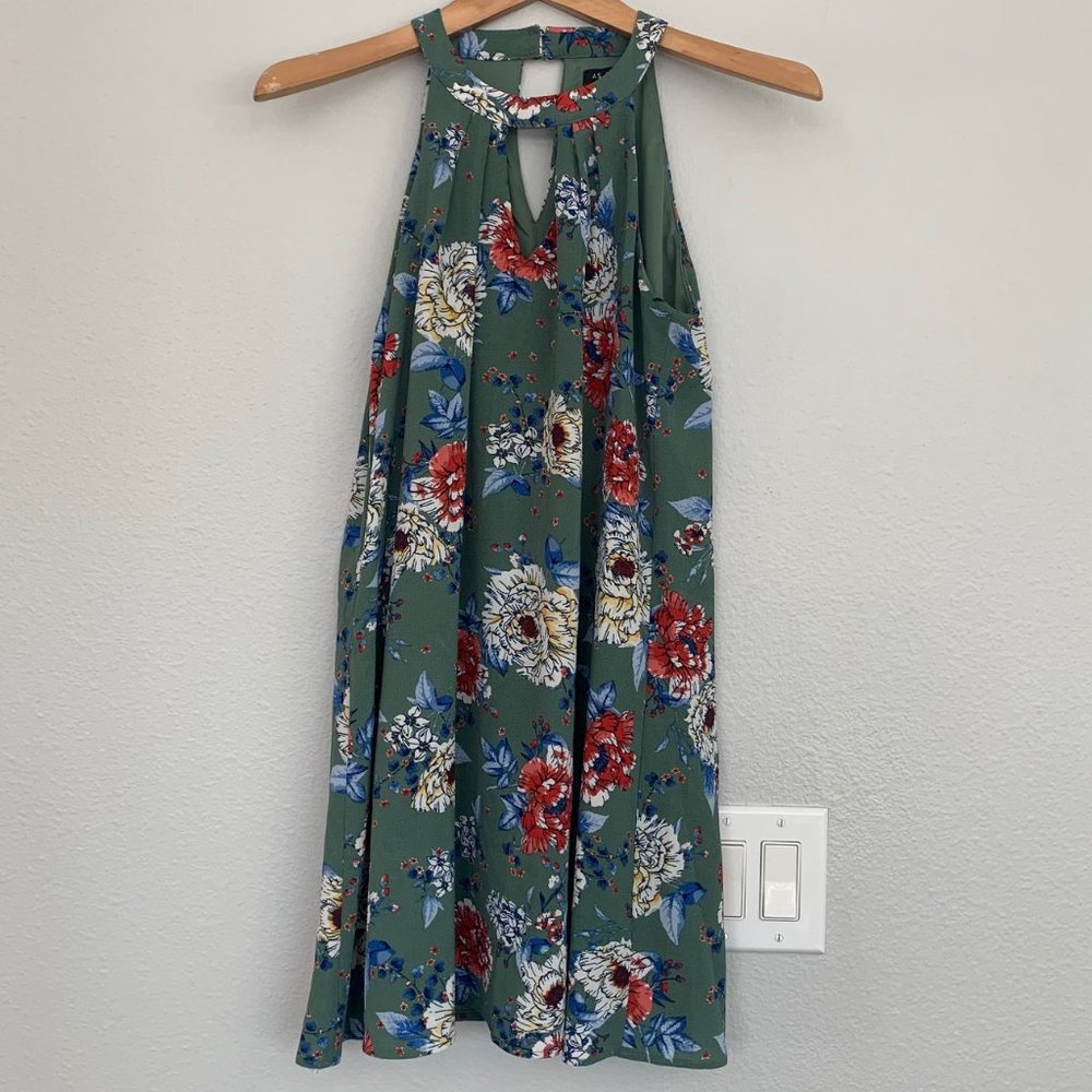 As U Wish lined keyhole neckline floral dress S - Picture 3 of 12